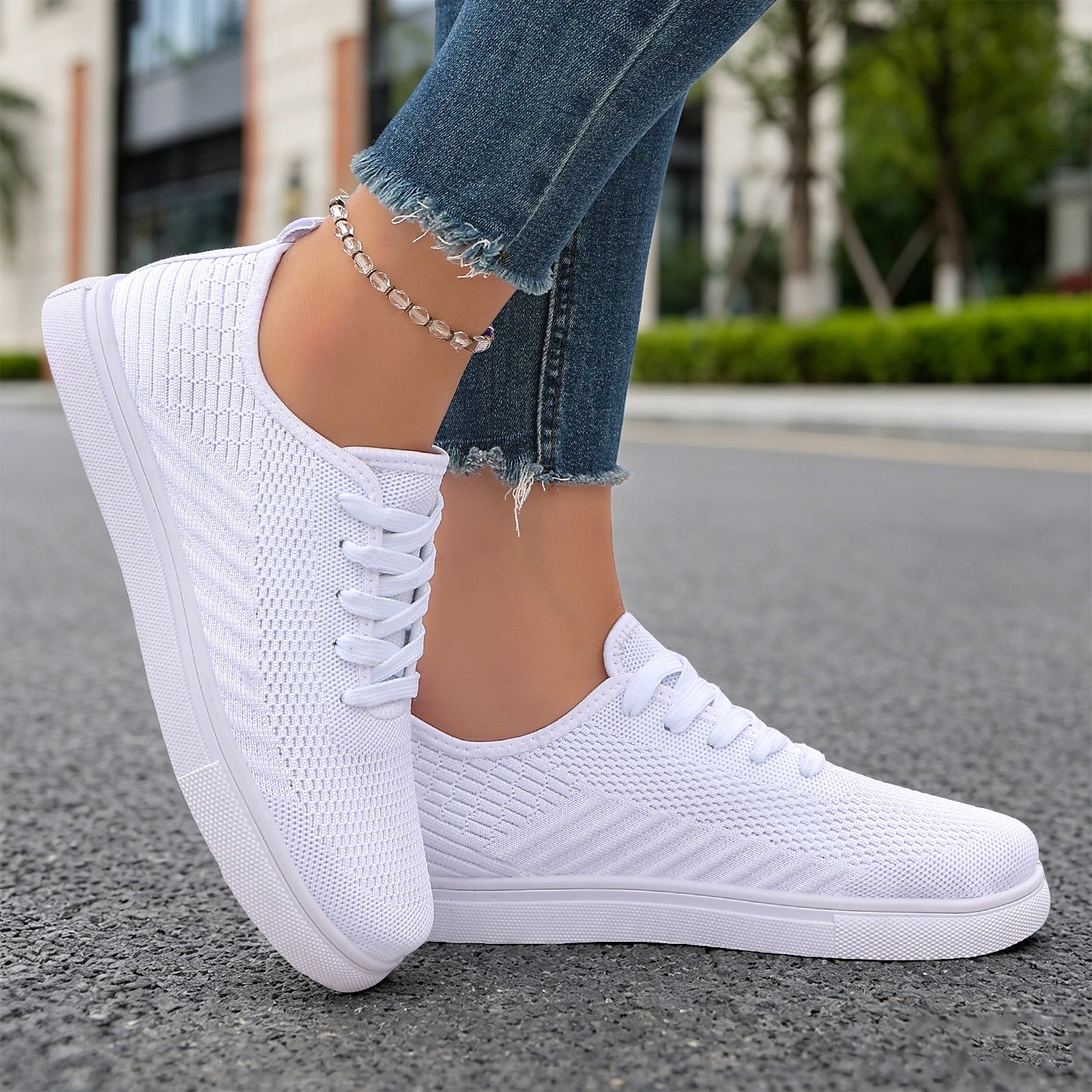 Men's breathable mesh casual shoes, pure black, low-top, lightweight, soft sole, versatile sneakers